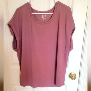 Maurices Domain Textured Top Euc XL
